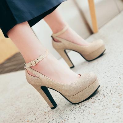 Women Pumps Ankle Strap
