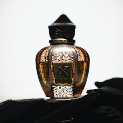 Luxurious Perfume Bottle with Intricate Design