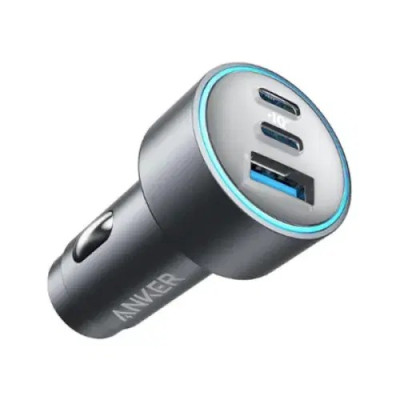 Anker 535 Car Charger 67W 3-Port with USB-C Cable A2731HA1 , Gre